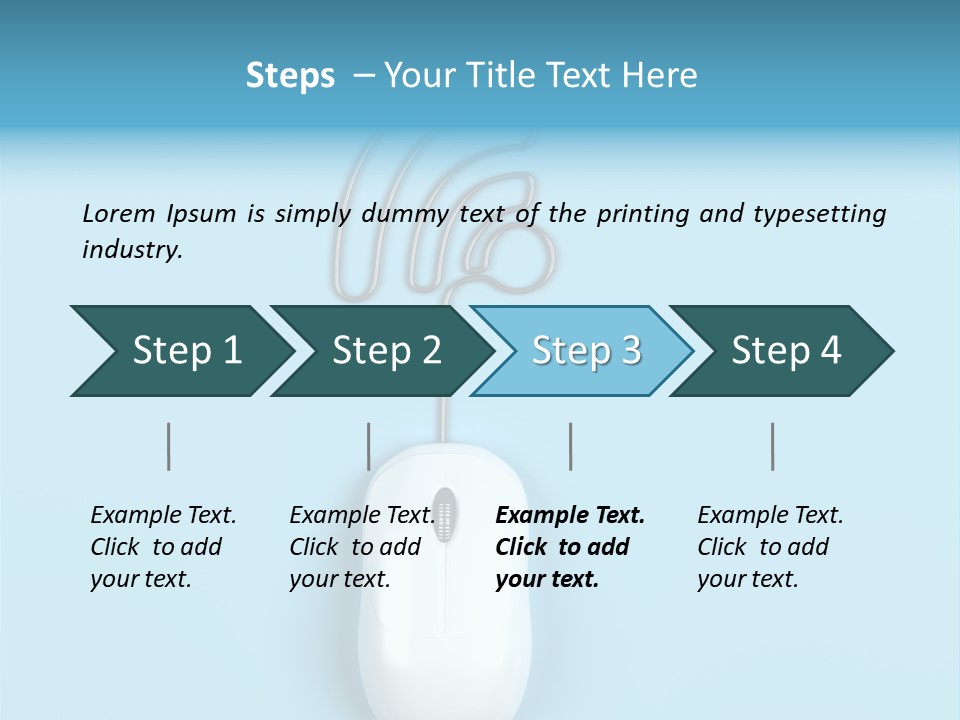 Mouse Optical Network PowerPoint Template