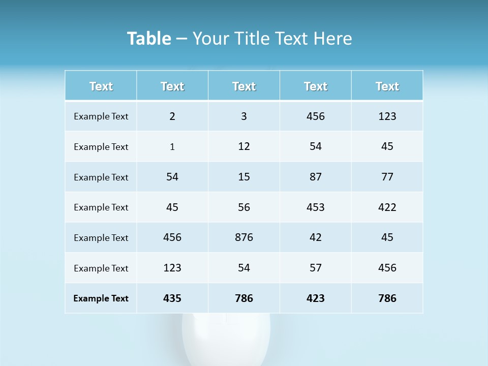 Mouse Optical Network PowerPoint Template