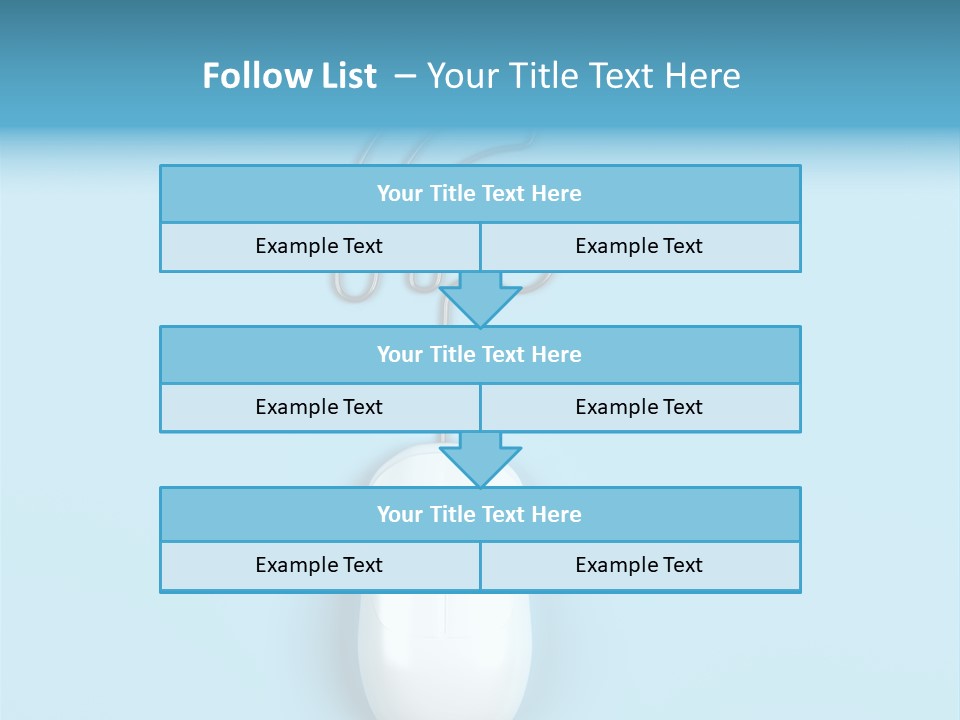 Mouse Optical Network PowerPoint Template