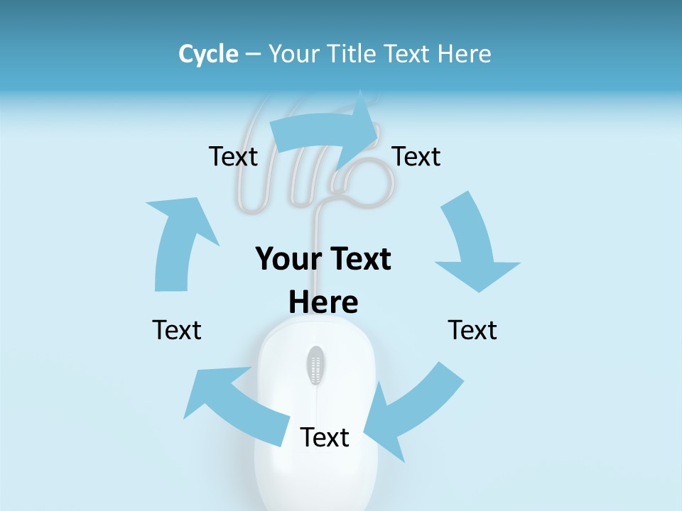 Mouse Optical Network PowerPoint Template