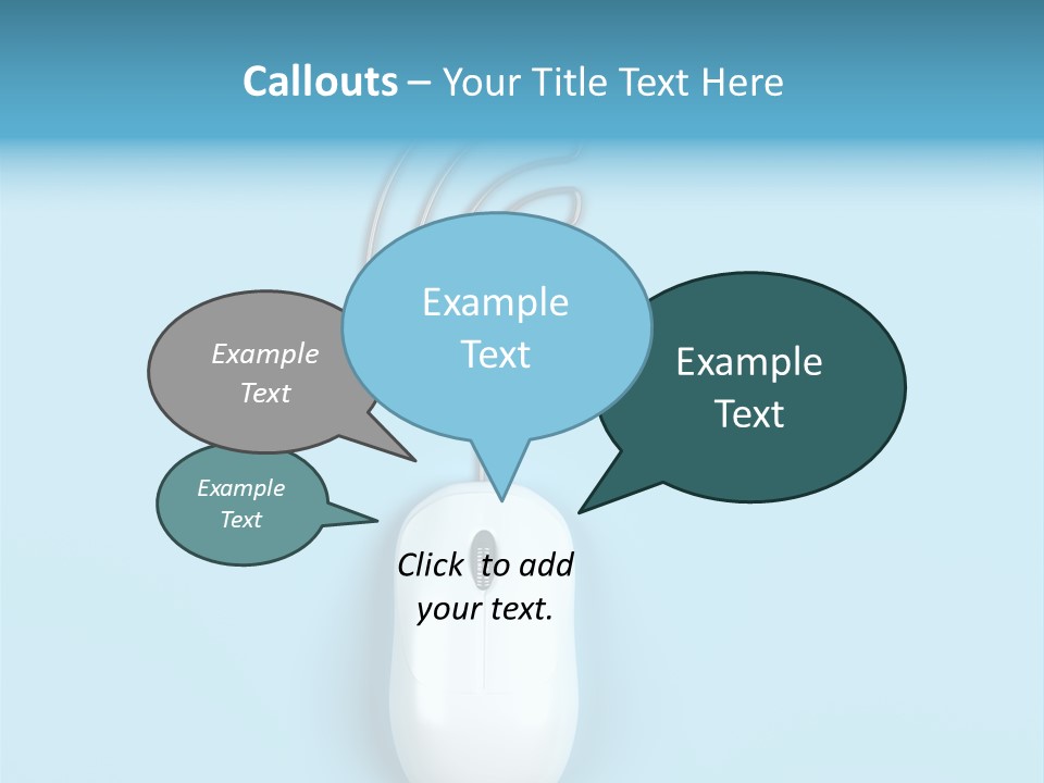 Mouse Optical Network PowerPoint Template