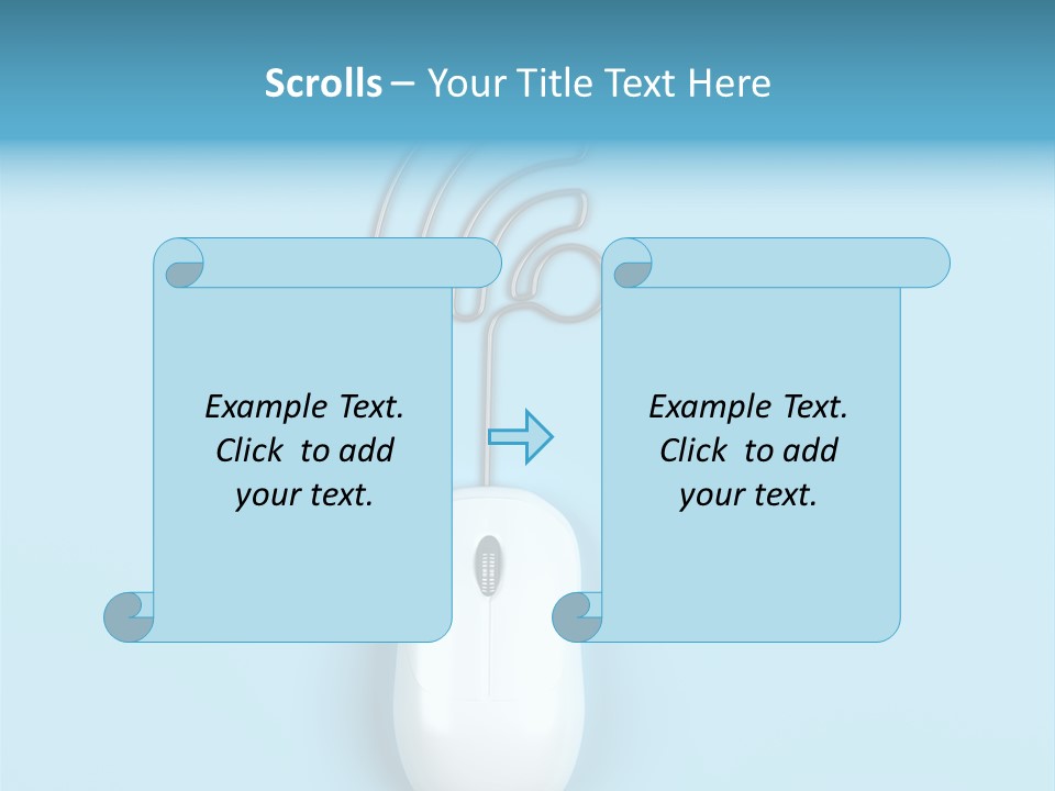 Mouse Optical Network PowerPoint Template