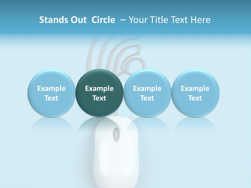 Mouse Optical Network PowerPoint Template