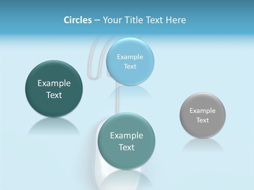 Mouse Optical Network PowerPoint Template
