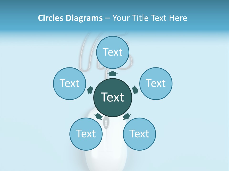 Mouse Optical Network PowerPoint Template