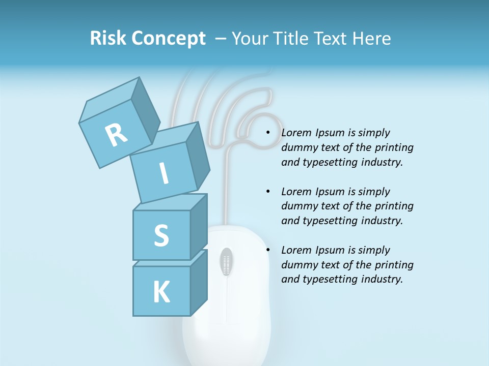 Mouse Optical Network PowerPoint Template
