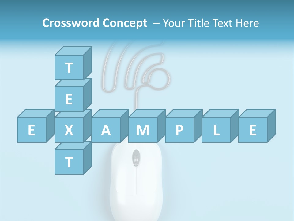 Mouse Optical Network PowerPoint Template