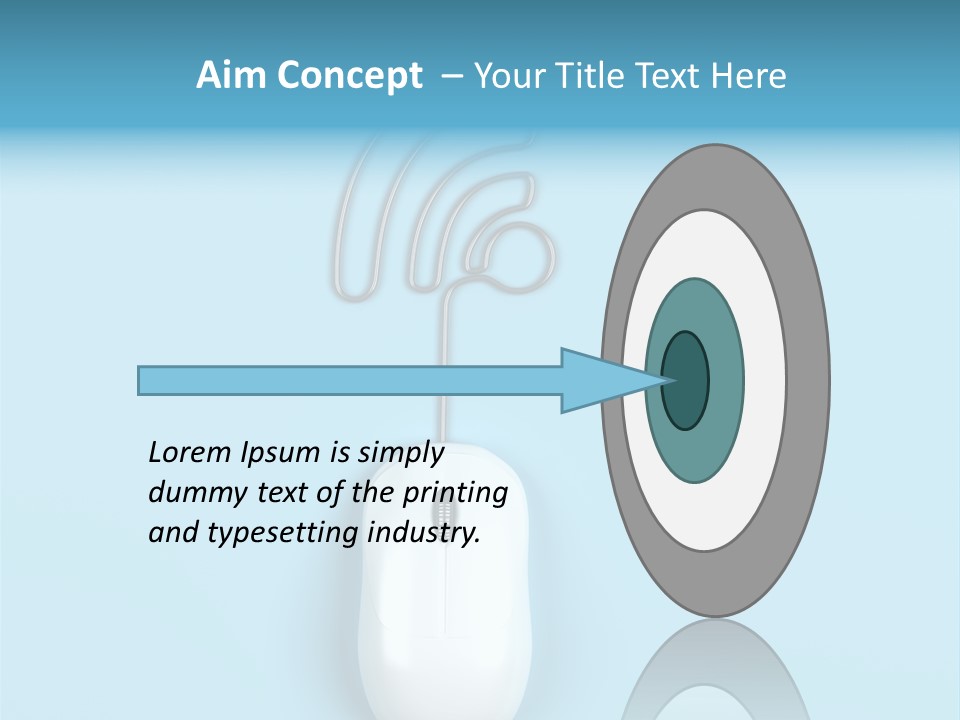 Mouse Optical Network PowerPoint Template