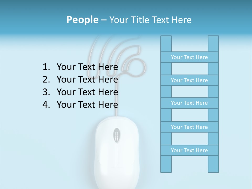 Mouse Optical Network PowerPoint Template