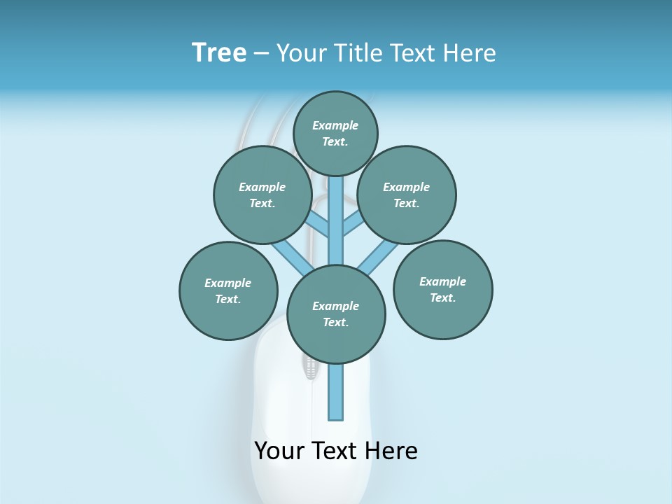 Mouse Optical Network PowerPoint Template