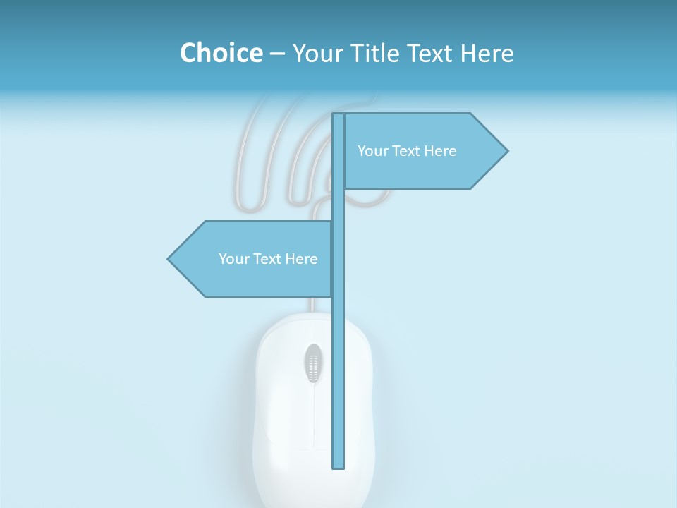 Mouse Optical Network PowerPoint Template