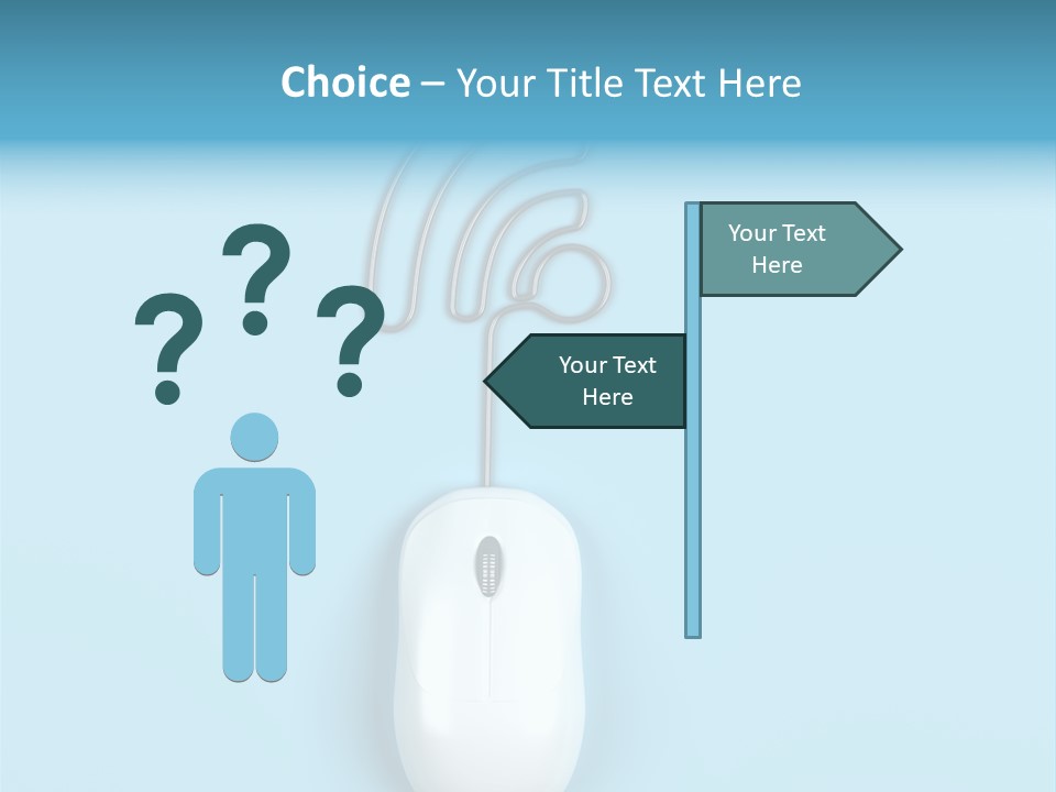 Mouse Optical Network PowerPoint Template