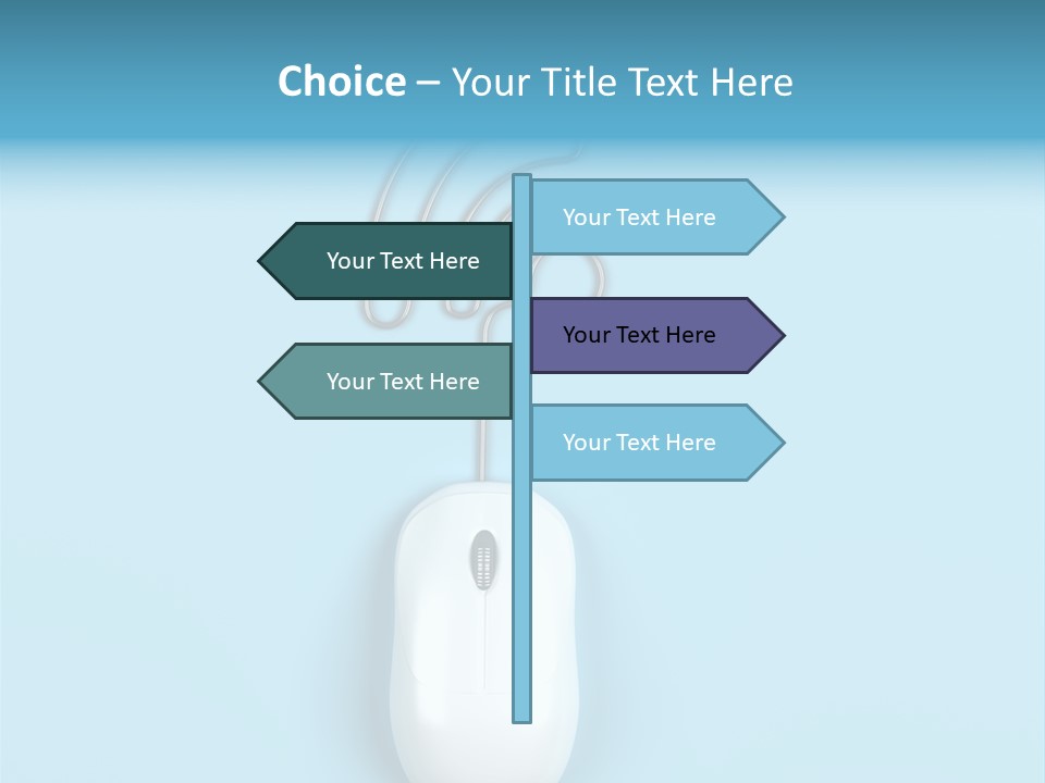 Mouse Optical Network PowerPoint Template