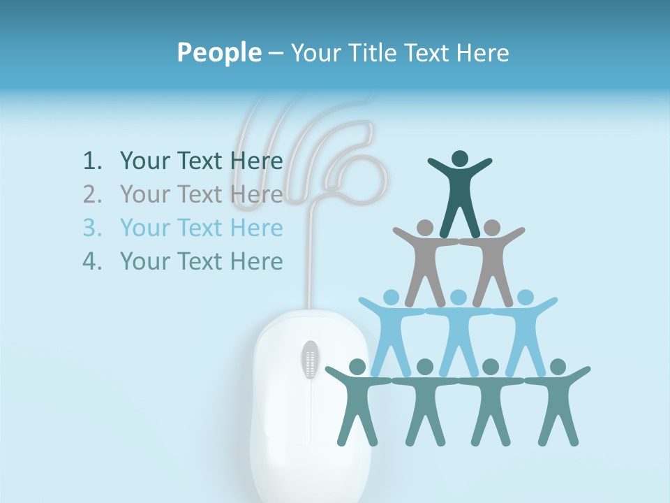 Mouse Optical Network PowerPoint Template