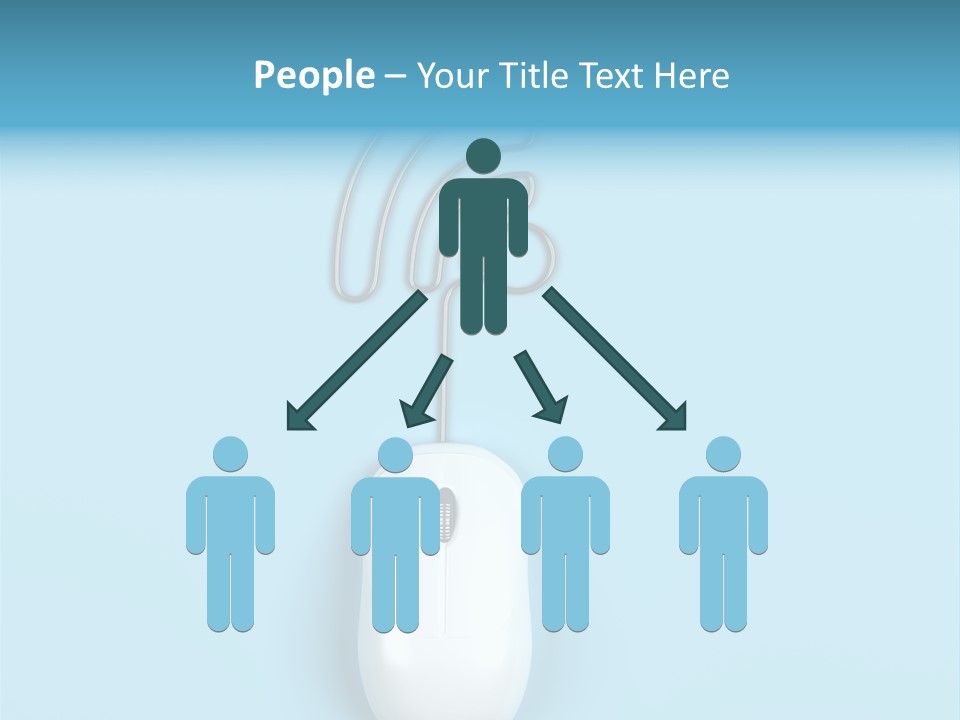 Mouse Optical Network PowerPoint Template