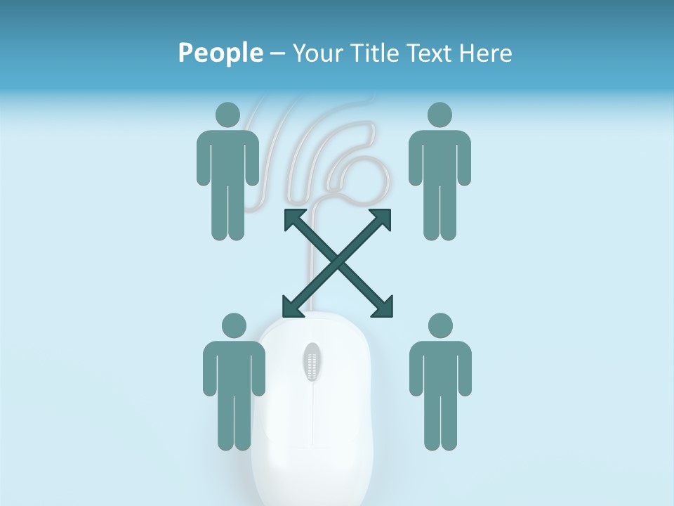 Mouse Optical Network PowerPoint Template
