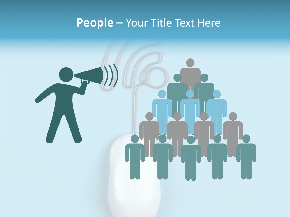 Mouse Optical Network PowerPoint Template