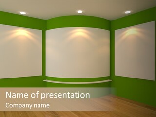 Inside Decoration Gallery PowerPoint Template