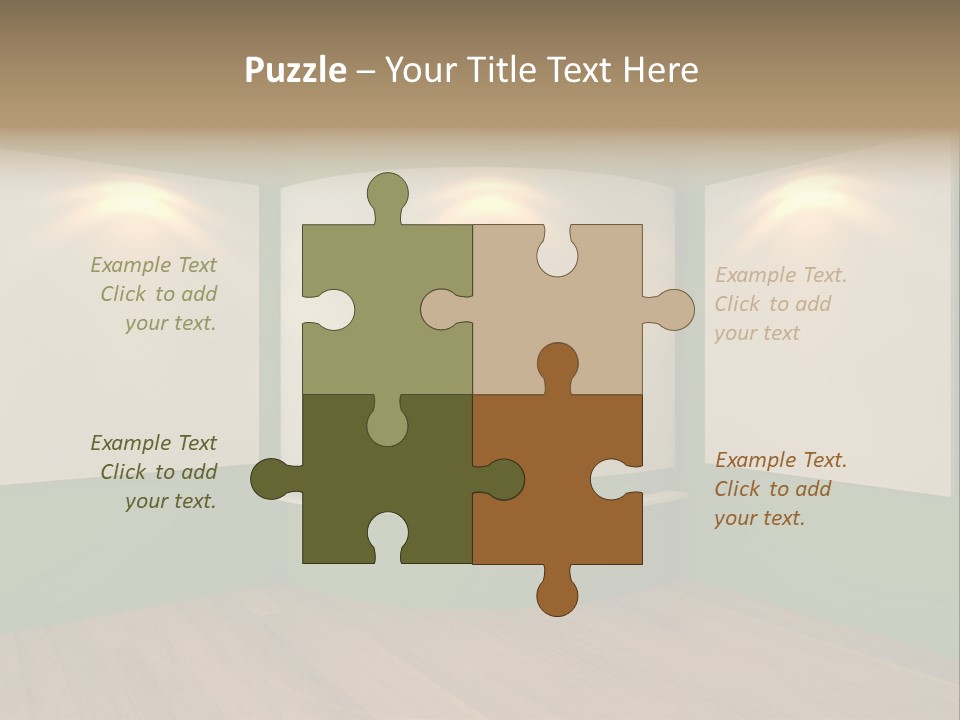 Inside Decoration Gallery PowerPoint Template