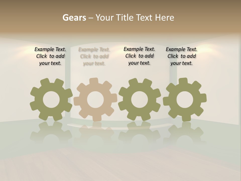 Inside Decoration Gallery PowerPoint Template