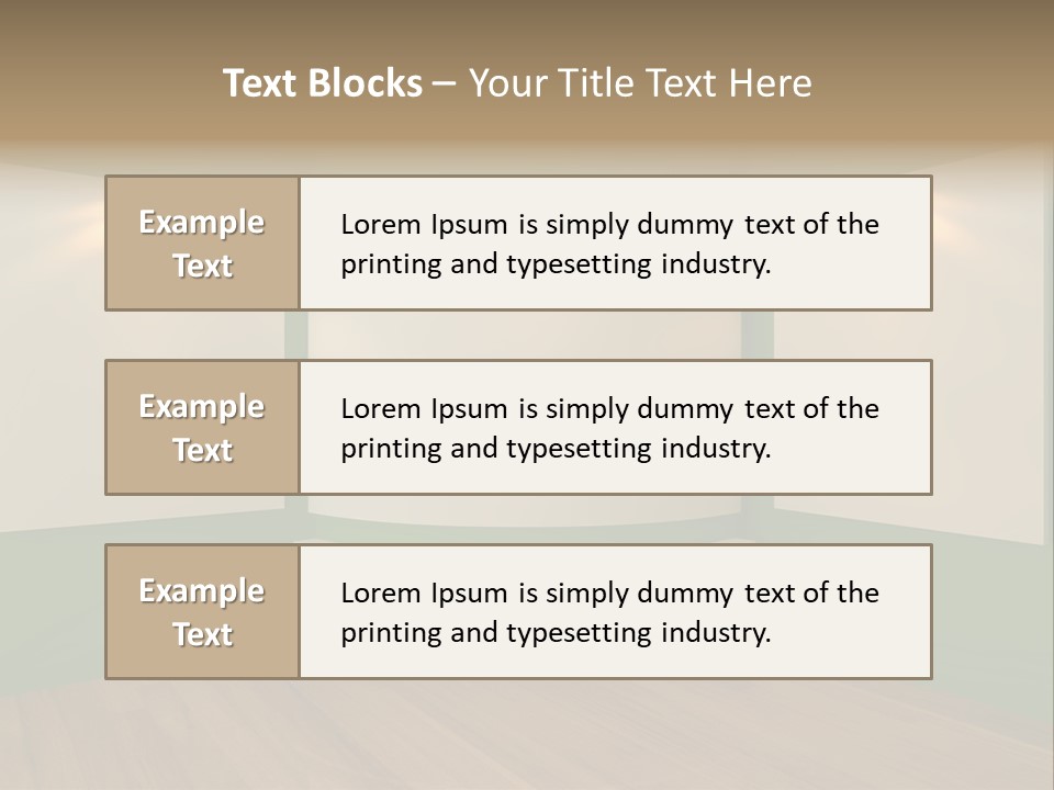 Inside Decoration Gallery PowerPoint Template