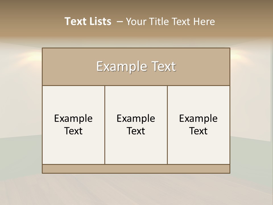 Inside Decoration Gallery PowerPoint Template