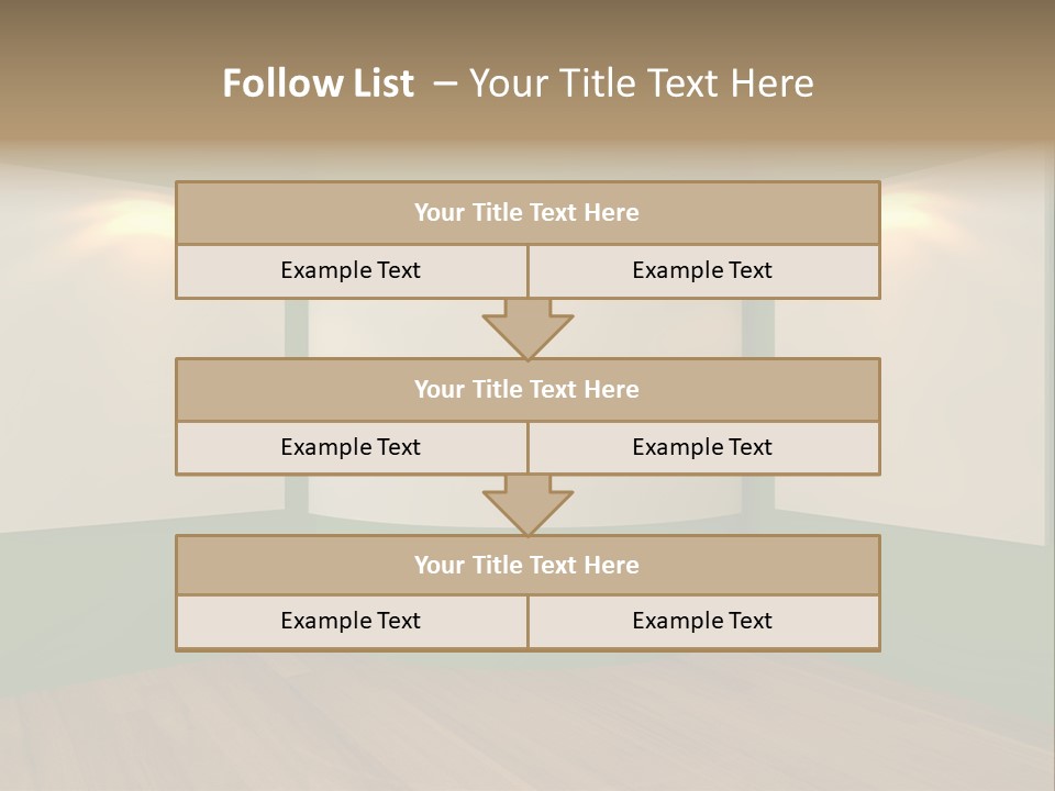 Inside Decoration Gallery PowerPoint Template