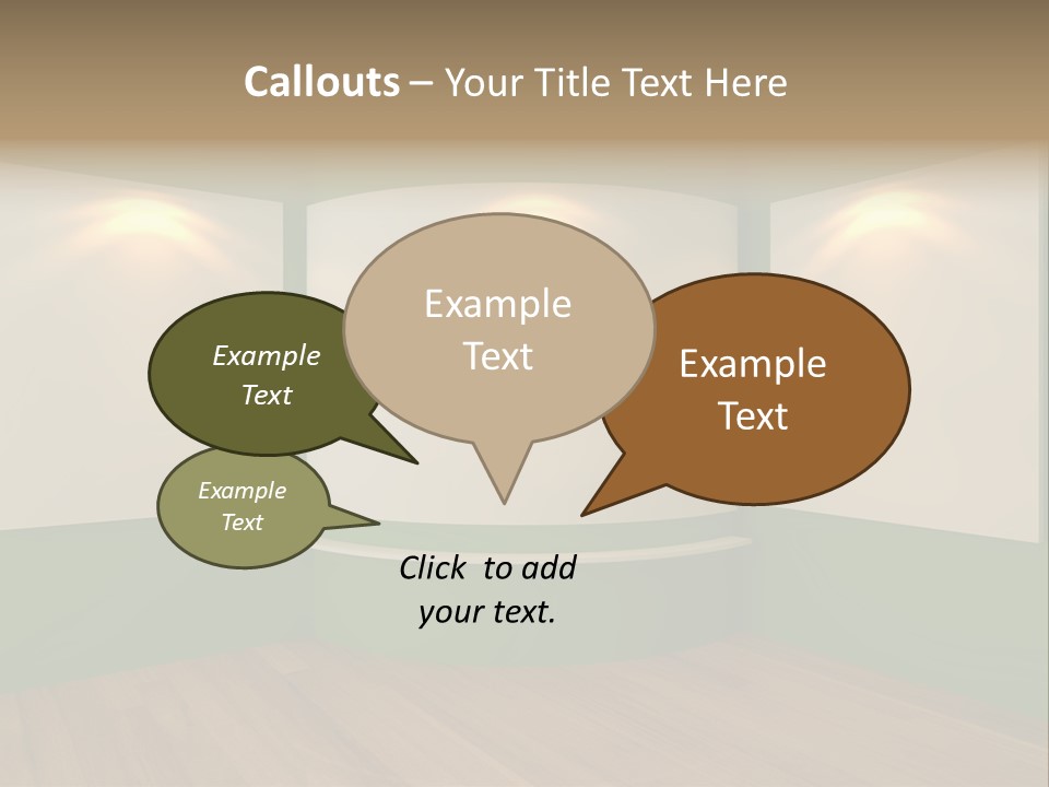 Inside Decoration Gallery PowerPoint Template