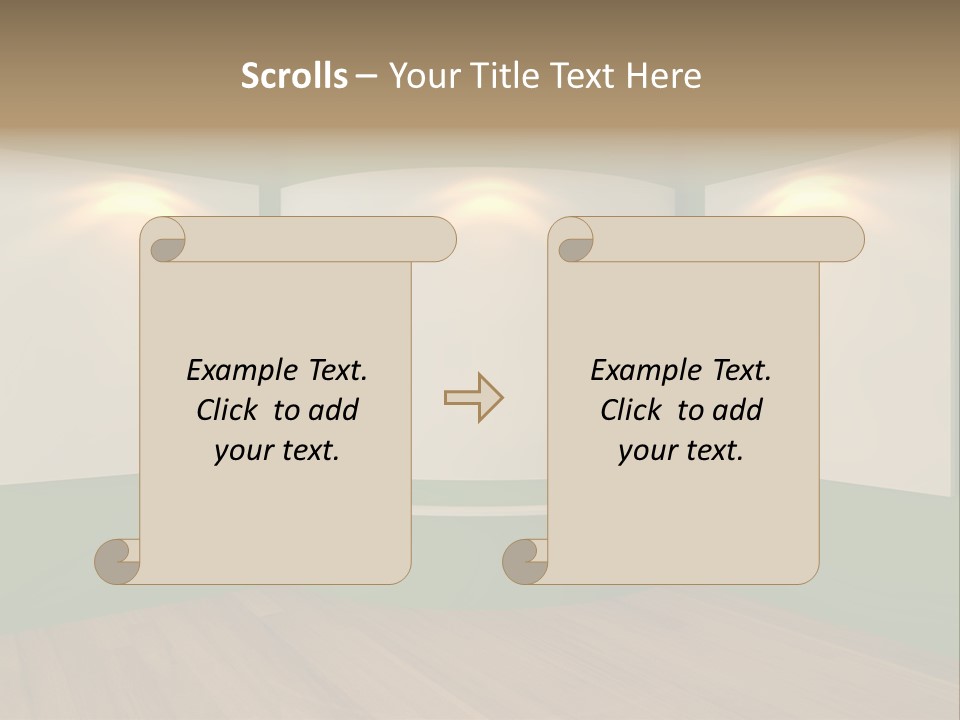 Inside Decoration Gallery PowerPoint Template