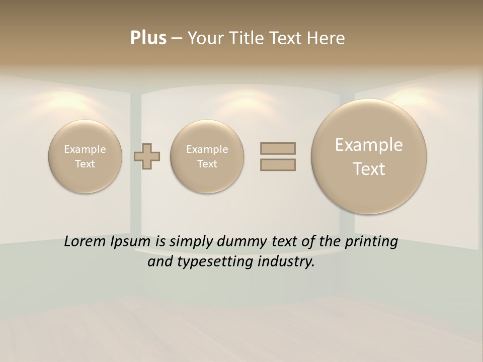 Inside Decoration Gallery PowerPoint Template