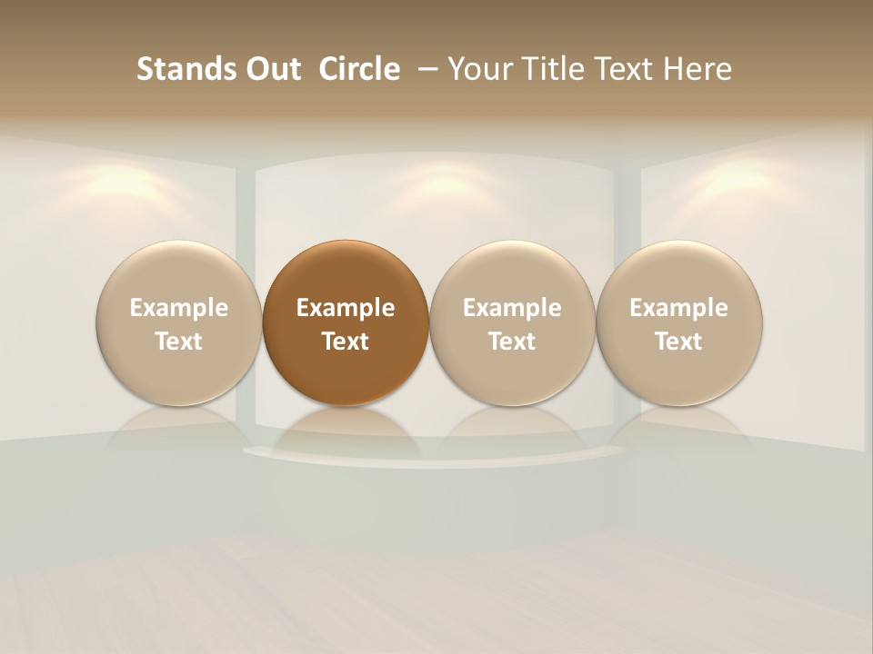 Inside Decoration Gallery PowerPoint Template