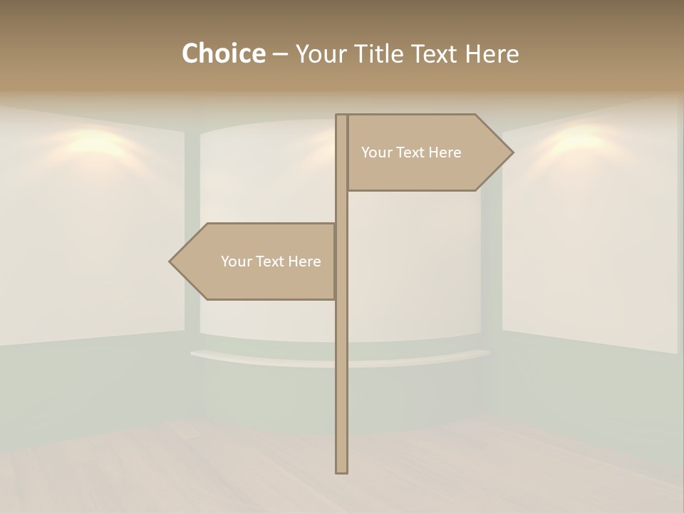 Inside Decoration Gallery PowerPoint Template