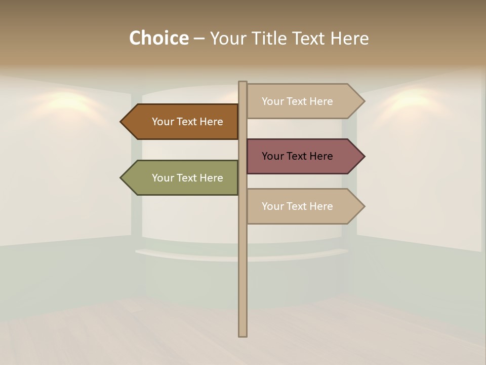 Inside Decoration Gallery PowerPoint Template