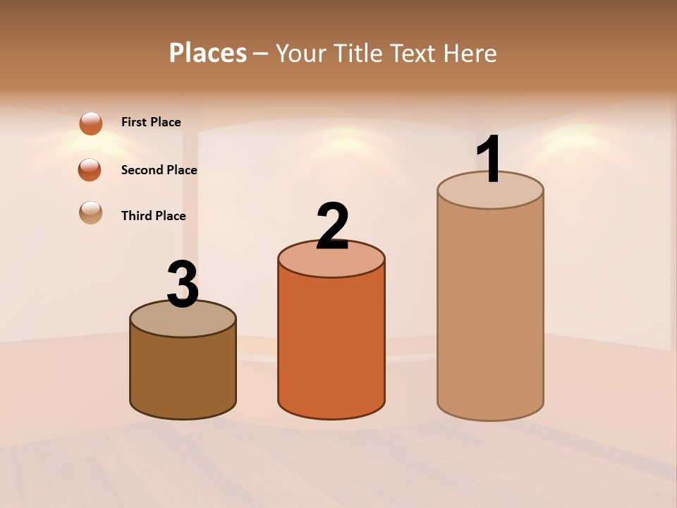 Round Background Contemporary PowerPoint Template