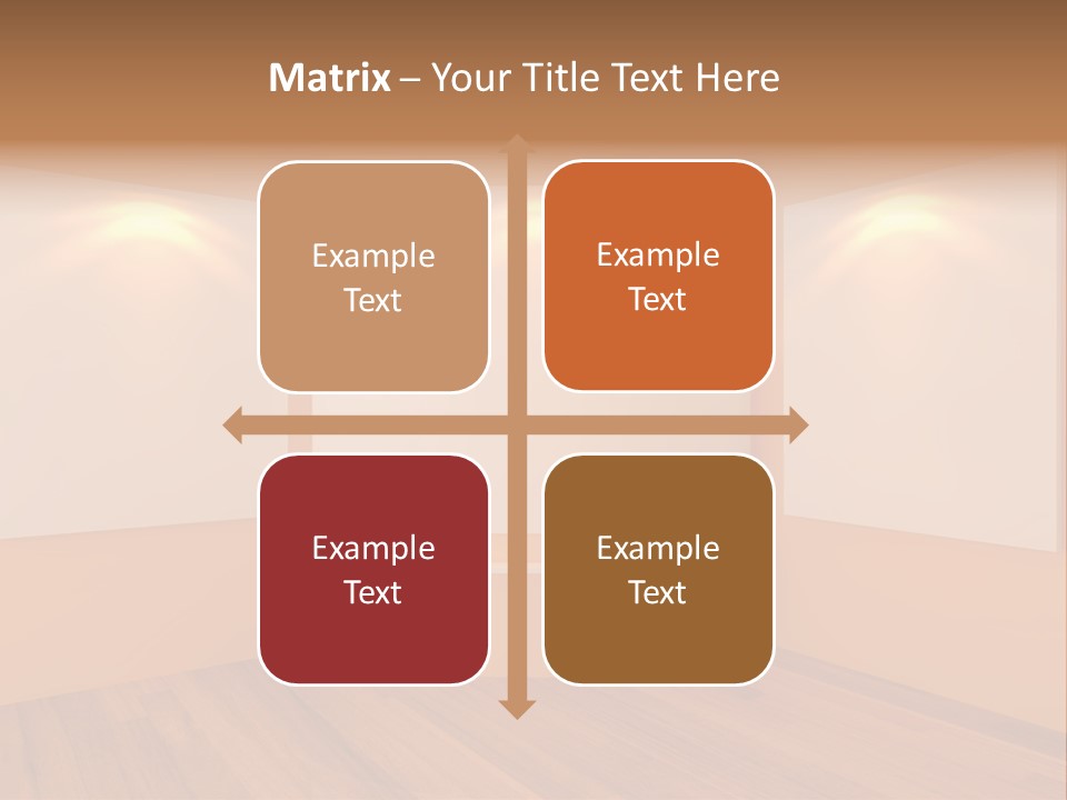 Round Background Contemporary PowerPoint Template