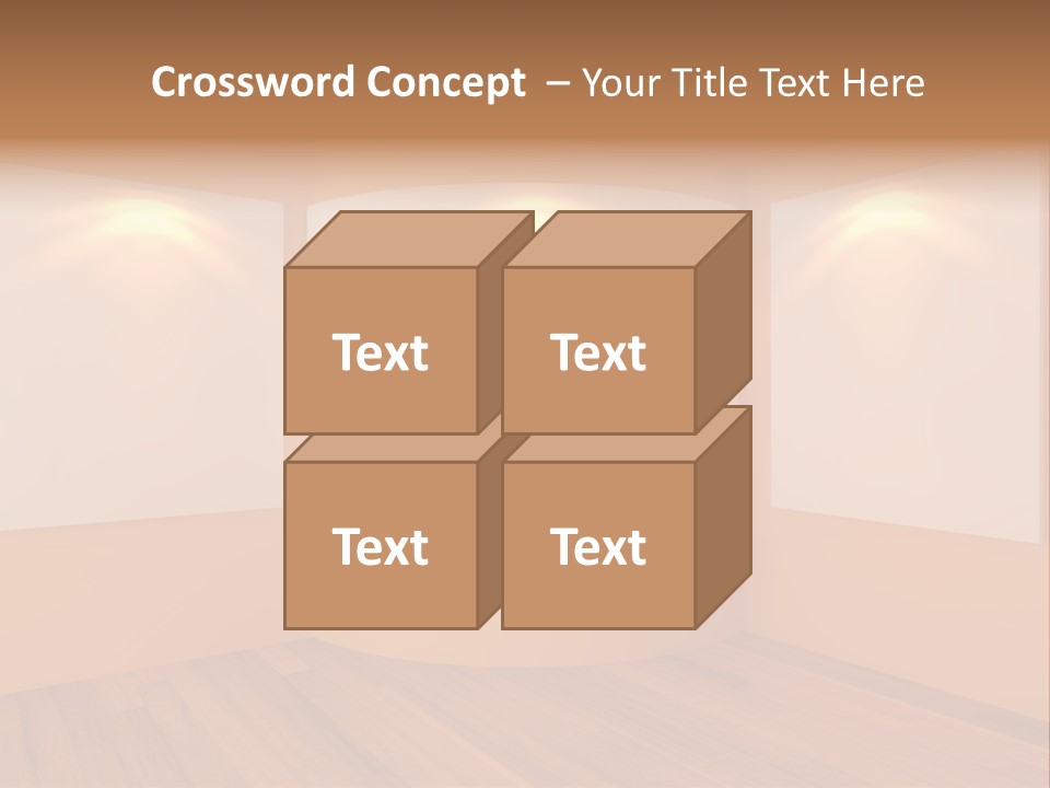 Round Background Contemporary PowerPoint Template