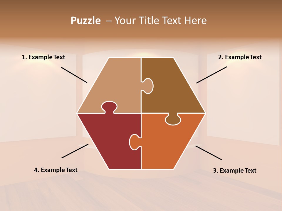 Round Background Contemporary PowerPoint Template