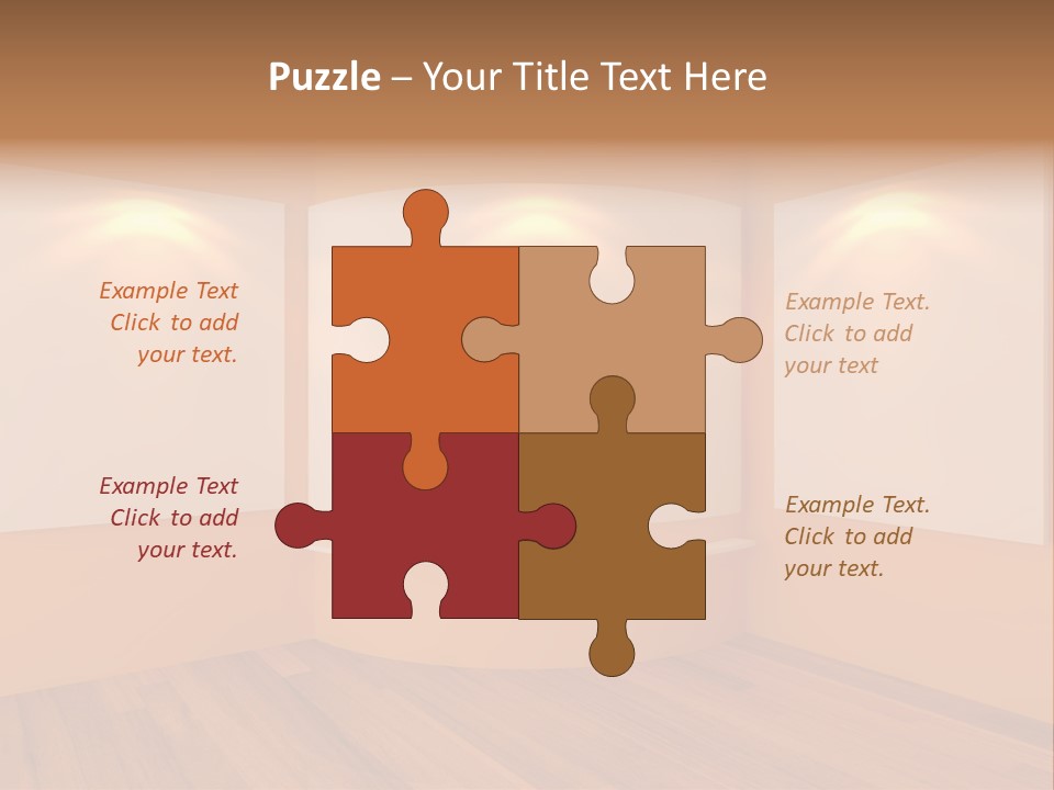 Round Background Contemporary PowerPoint Template