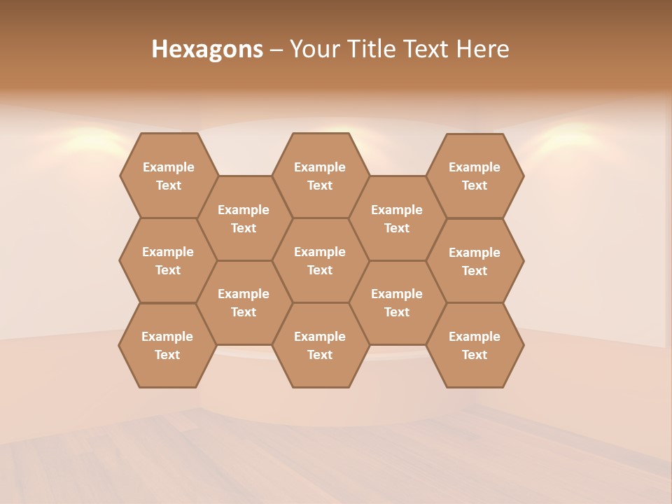 Round Background Contemporary PowerPoint Template