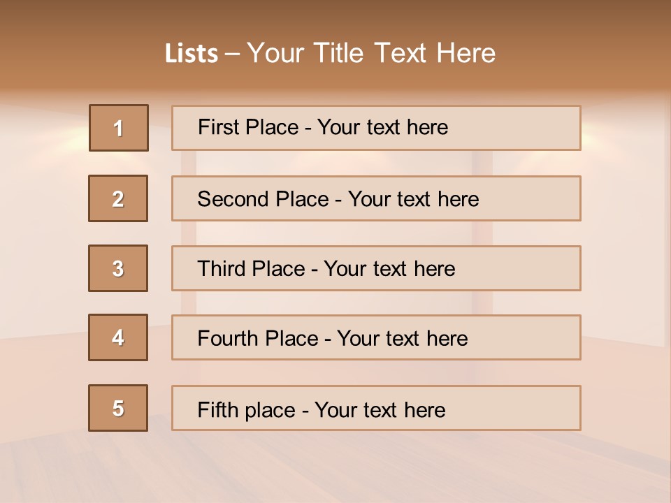Round Background Contemporary PowerPoint Template