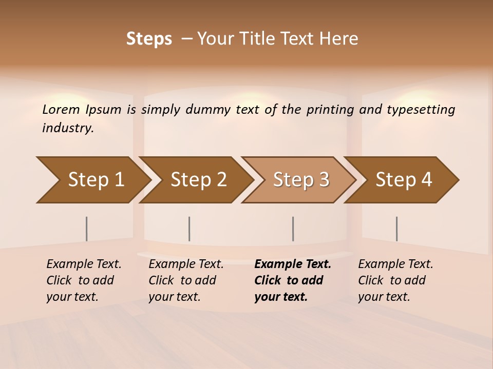 Round Background Contemporary PowerPoint Template