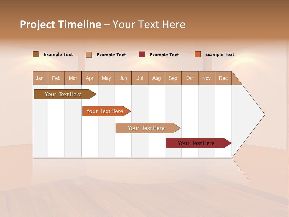 Round Background Contemporary PowerPoint Template