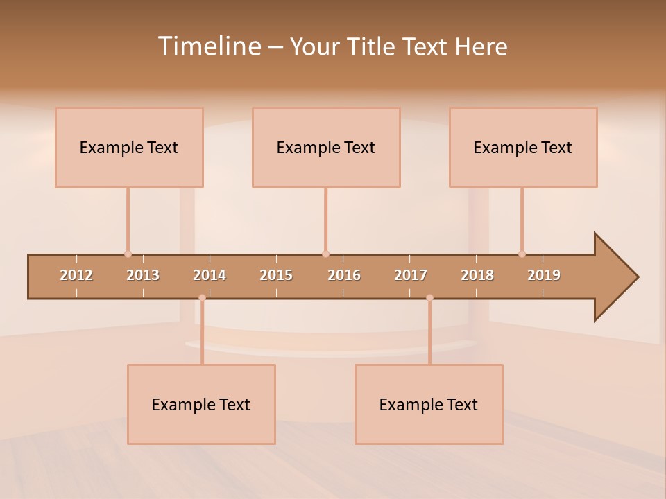 Round Background Contemporary PowerPoint Template