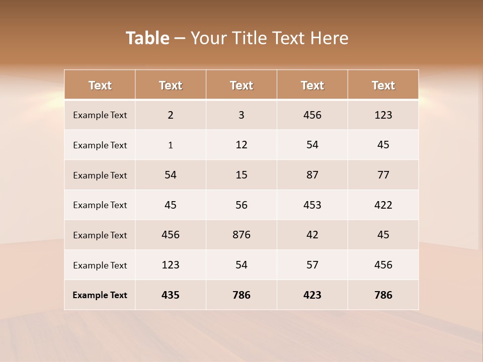 Round Background Contemporary PowerPoint Template