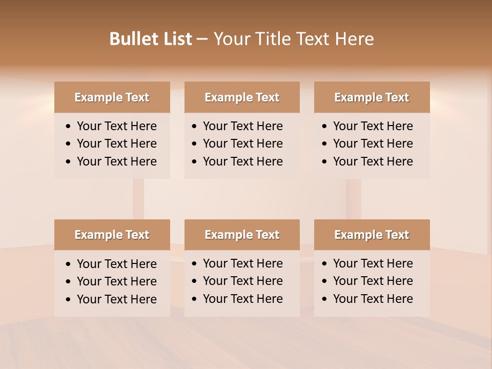 Round Background Contemporary PowerPoint Template