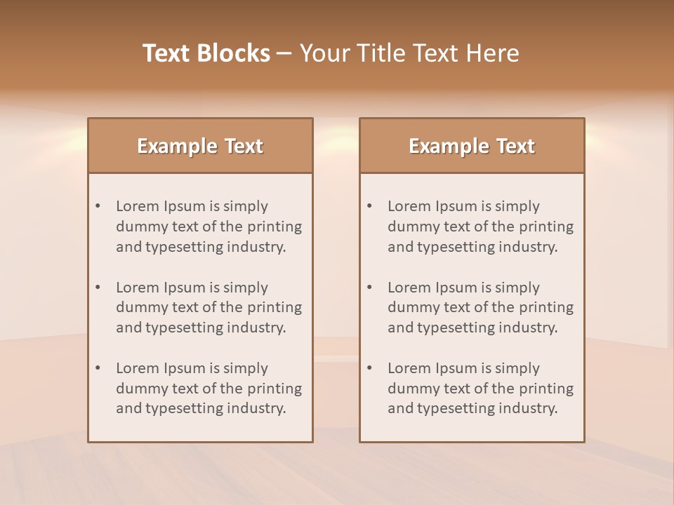 Round Background Contemporary PowerPoint Template