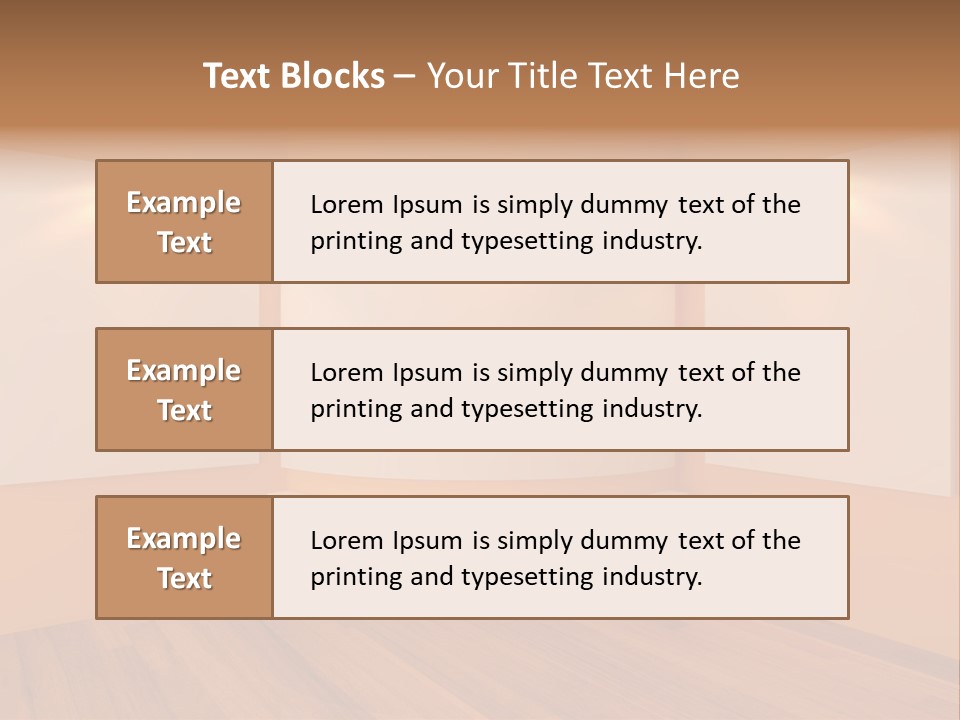 Round Background Contemporary PowerPoint Template