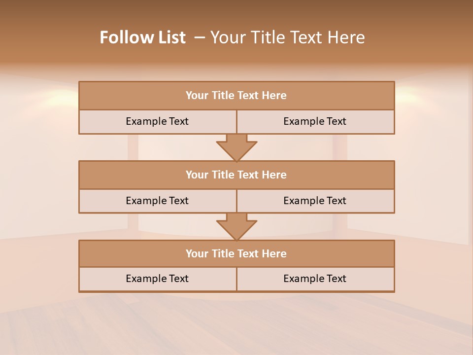 Round Background Contemporary PowerPoint Template