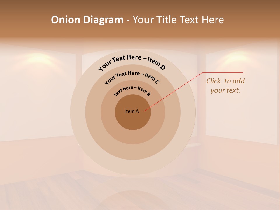 Round Background Contemporary PowerPoint Template