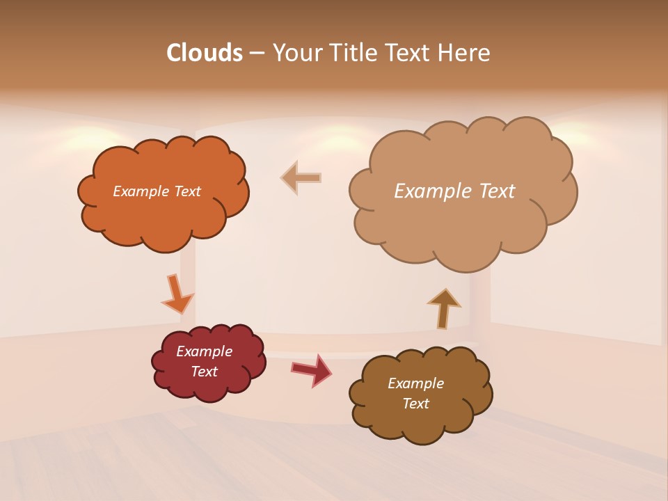 Round Background Contemporary PowerPoint Template